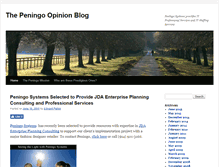 Tablet Screenshot of blog.peningo.com